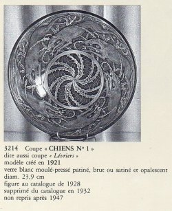 画像5: 【LALIQUE】ルネ・ラリック　CHIENS 深鉢 N°1