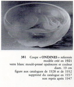 画像5: 【LALIQUE】ルネ・ラリック　ONDINES 深鉢