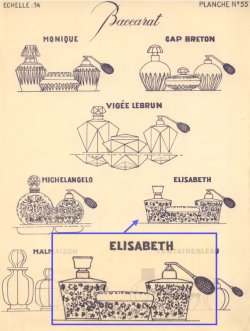 画像4: 【BACCARAT】バカラ　Elisabeth フラコン2点