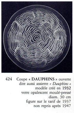 画像4: 【LALIQUE】ルネ・ラリック　DAUPHINS 大皿