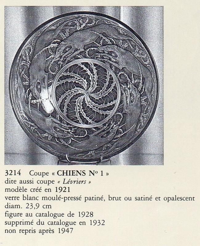 画像5: 【LALIQUE】ルネ・ラリック　CHIENS 深鉢 N°1 (5)