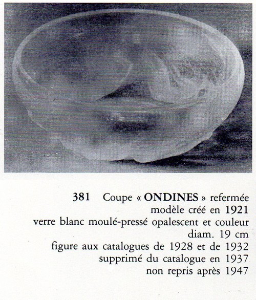 画像5: 【LALIQUE】ルネ・ラリック　ONDINES 深鉢 (5)